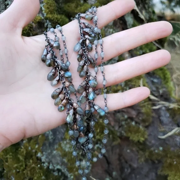 Labradorite bib statement strand - Picture 3 of 4